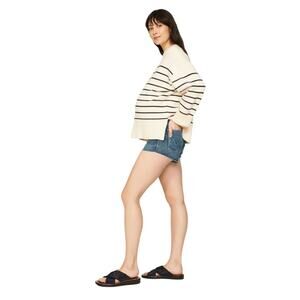 Hudson Jeans Gemma Mid Rise Maternity Denim Shorts Size 29 NWT